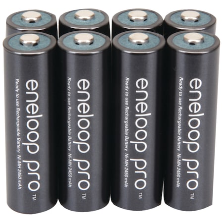 Panasonic Panasonic eneloop Pro General Purpose Battery - For Multipurpose - 8 / Pack BK-3HCCA8BA